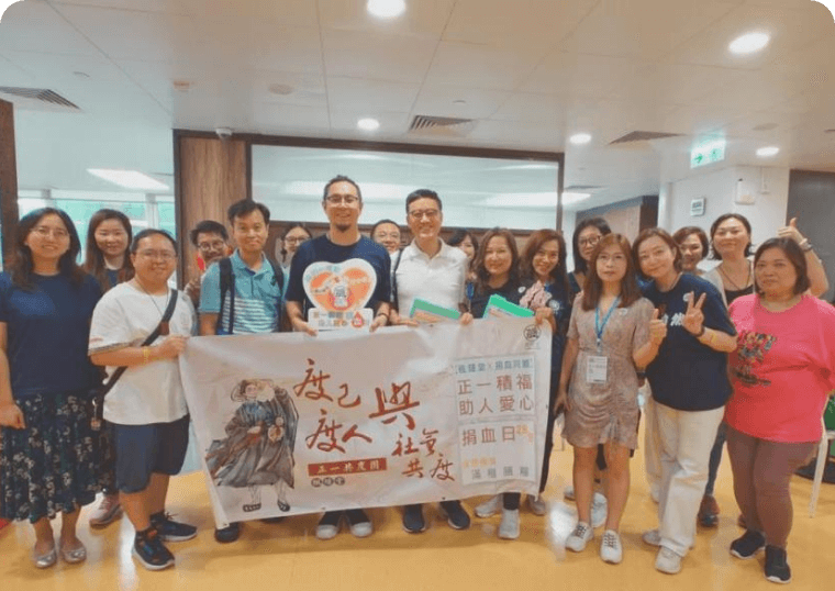 風雨無情,匯愛成河 楓燧堂逾70位善心人士響應捐血 為香港注入暖流